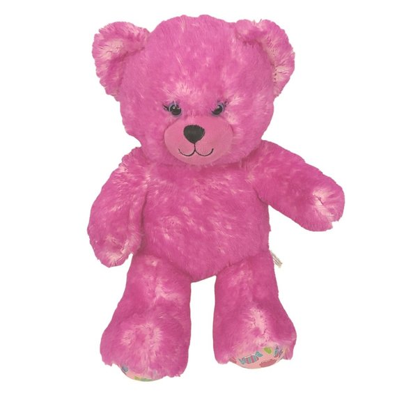 Build A Bear Workshop Other - Build A Bear Workshop Pink Candy Pop Bear Plush 17" Stuffed Animal Toy